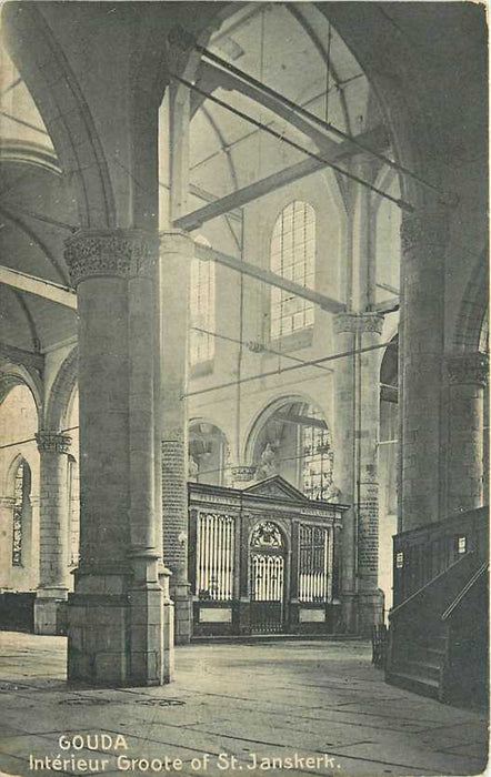 Gouda Interieur Groote of St Janskerk