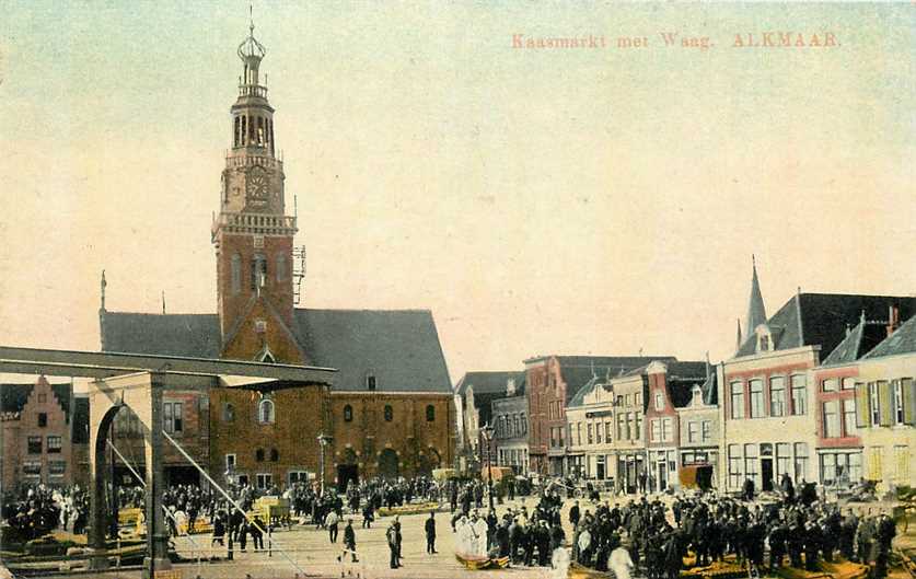 Alkmaar Kaasmarkt met Waag