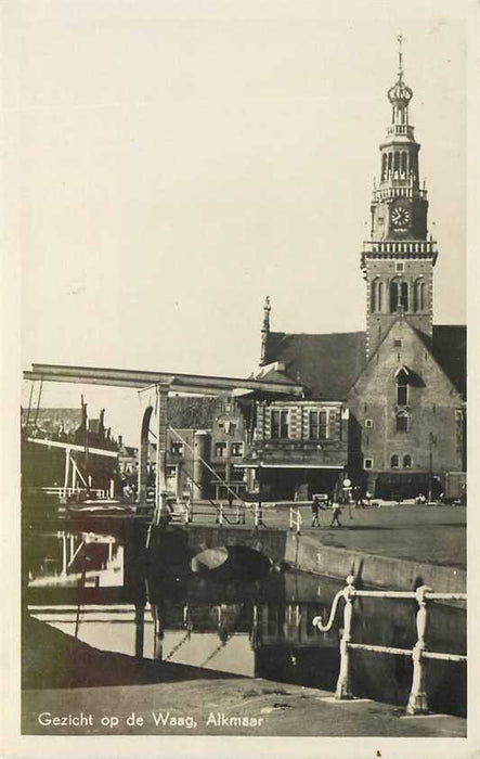 Alkmaar Gezicht op de Waag