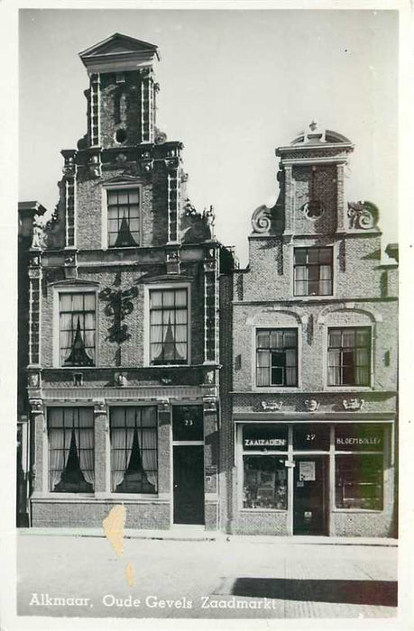 Alkmaar Oude gevels Zaadmarkt