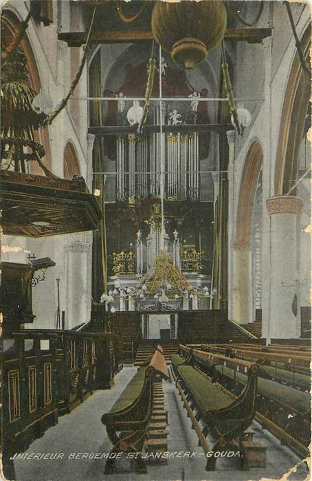 Gouda Interieur Beroemde St Janskerk