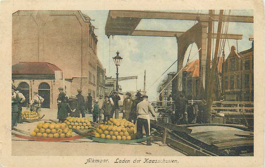 Alkmaar Laden der Kaasschuinen