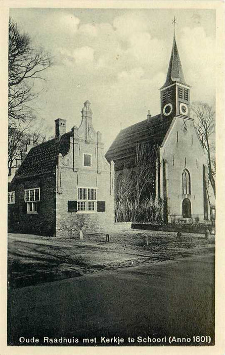 Schoorl Oude Raadhuis en Kerk