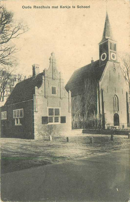 Schoorl Oude Raadhuis en Kerk