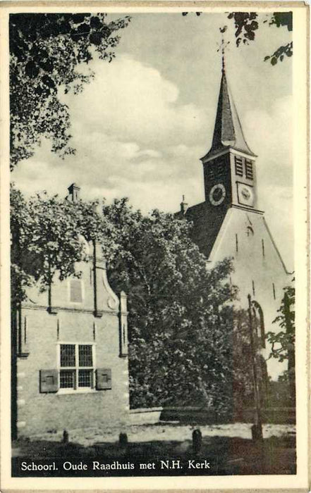 Schoorl Oude Raadhuis en Kerk