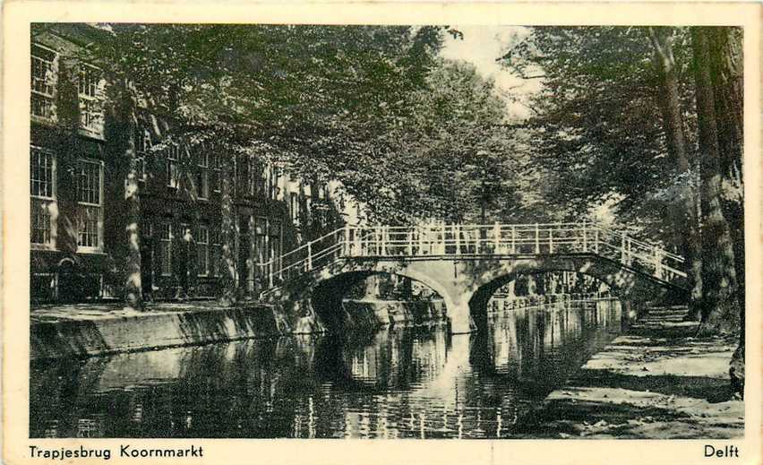 Delft Trapjesbrug Koornmarkt