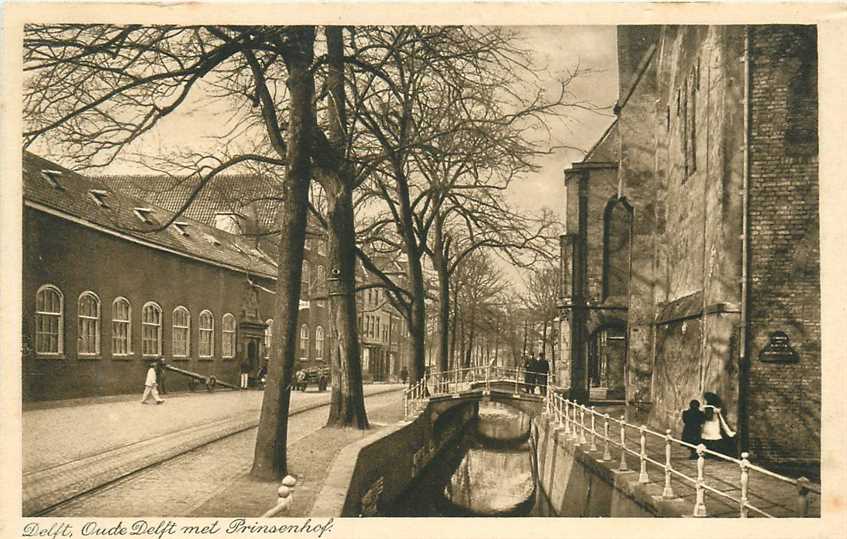 Delft Oude Delft met Prinsenhof