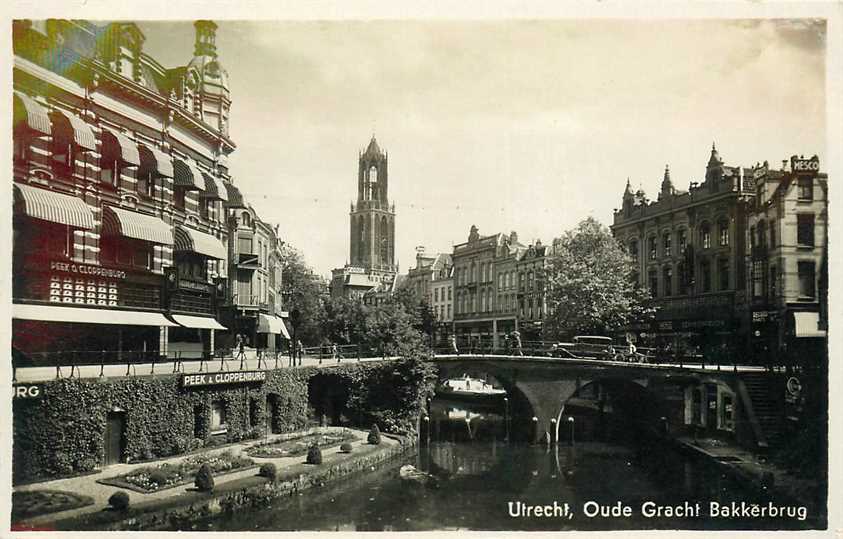 Utrecht Oude Gracht Bakkerbrug