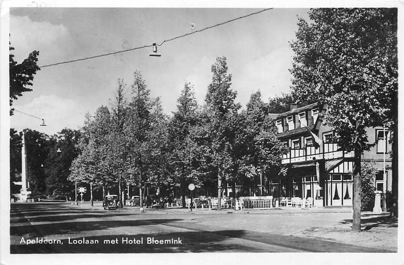 Apeldoorn Loolaan met Hotel Bloemink