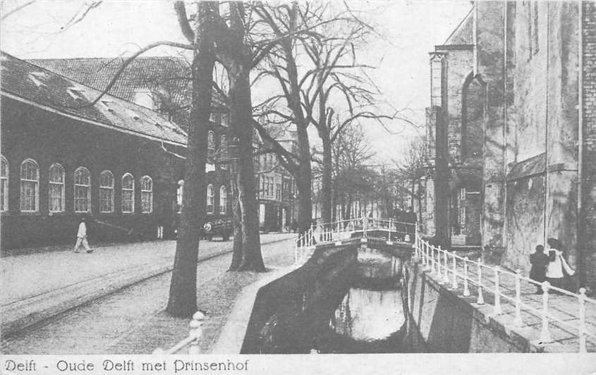 Delft Oude Delft met Prinsenhof