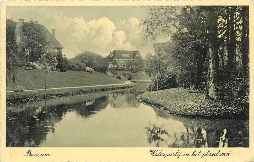 Bussum Waterpartij in het plantsoen