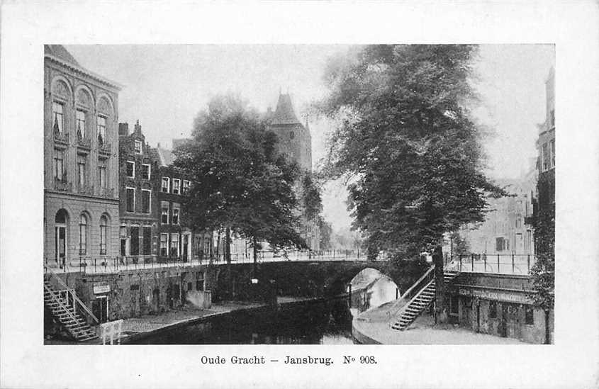 Nederland Oude Gracht Jansbrug