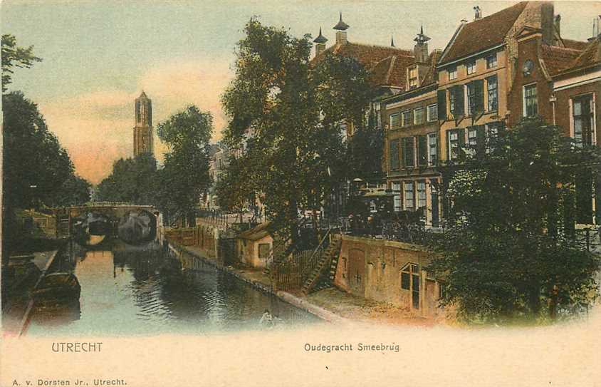 Utrecht Oudegracht Smeebrug