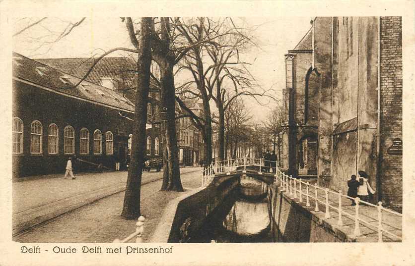 Delft Oude Delft met Prinsenhof