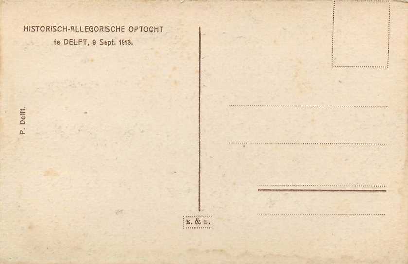 Delft Historisch Allegorische optocht