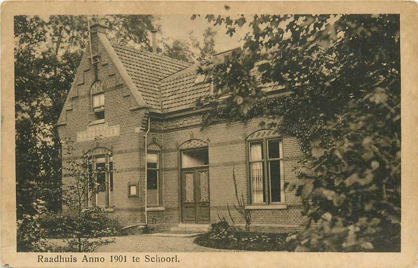 Schoorl Raadhuis anno 1901