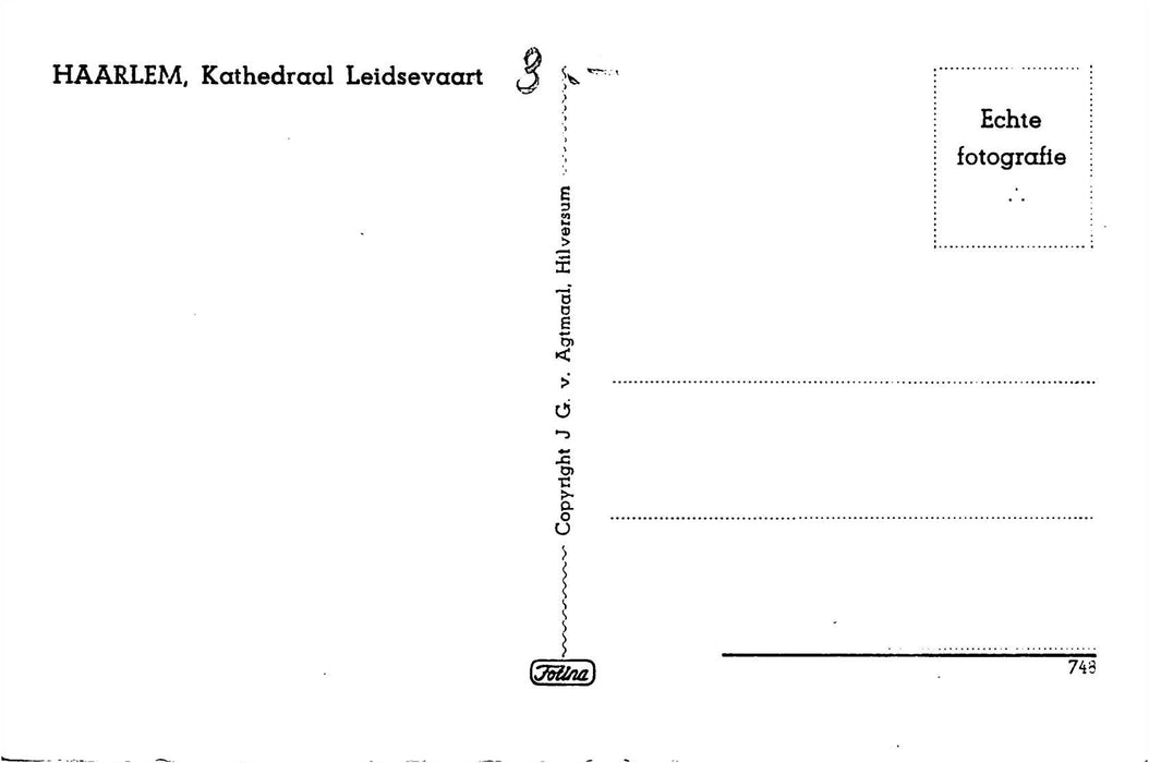 Haarlem Kathedraal Leidsevaart