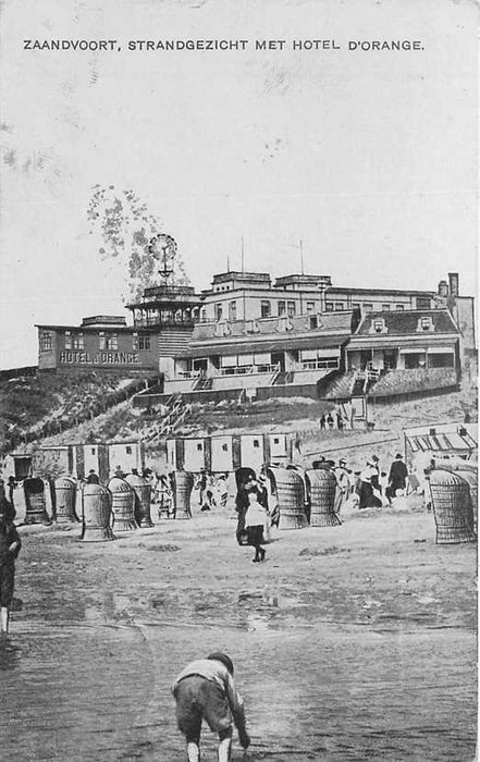 Zandvoort Strandgezicht met Hotel d orange