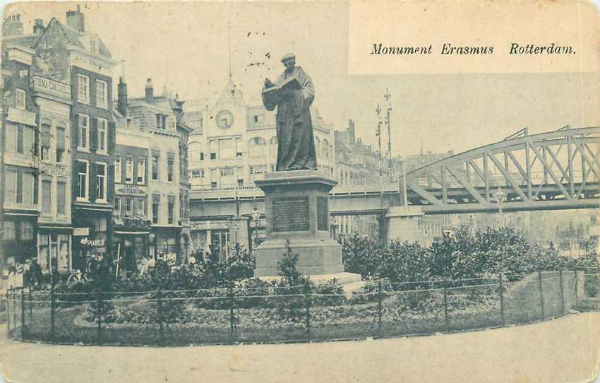 Rotterdam Monument Erasmus