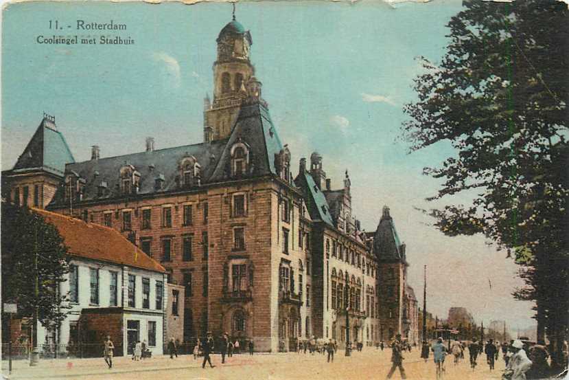 Rotterdam Coolsingel met Stadhuis