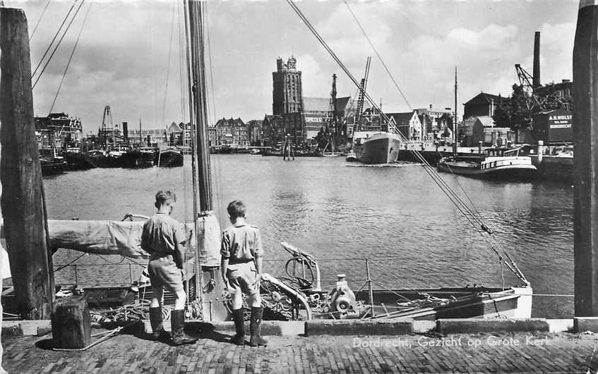 Dordrecht Gezicht op Grote Kerk