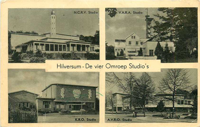 Hilversum De vier omroep studios