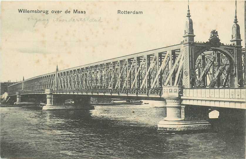 Rotterdam Willemsbrug over de Maas