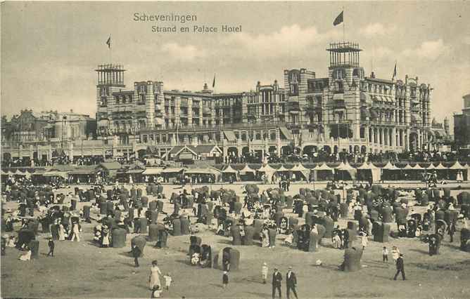 Scheveningen Strand en Palace Hotel