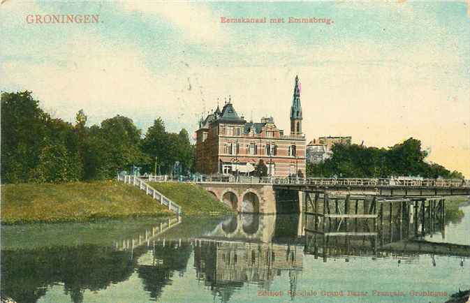 Groningen Eemskanaal met Emmabrug