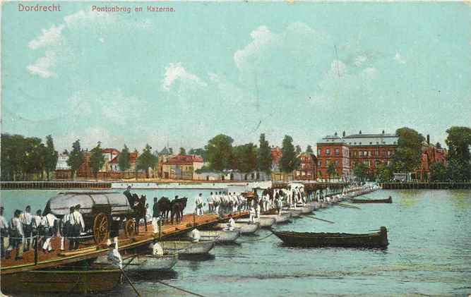 Dordrecht Pontonbrug en Kazerne