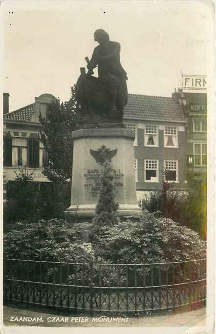 Zaandam Czaar Peter Monument