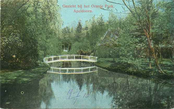 Apeldoorn Gezicht bij het Oranje Park