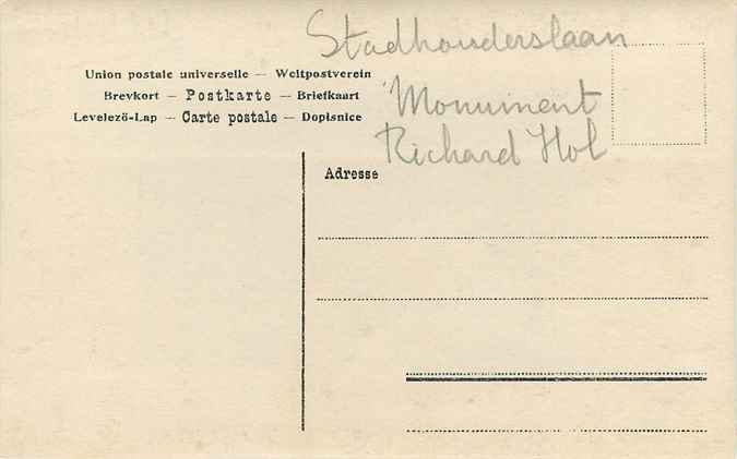 Nederland Monument Richard Hol