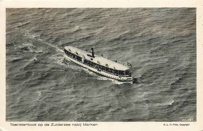 Marken Toeristenboot op de Zuiderzee