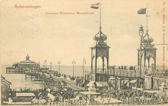 Scheveningen Koningin Wilhelmina Wandelhoofd