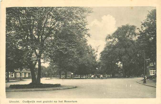 Utrecht Oudewijk met gezicht op het Rosarium