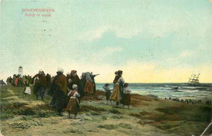 Scheveningen Schip in nood