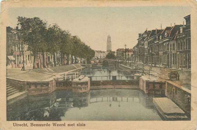 Utrecht Bemuurde Weerd met sluis