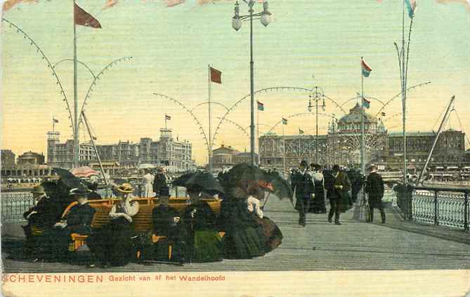 Scheveningen Gezicht van af het Wandelhoofd