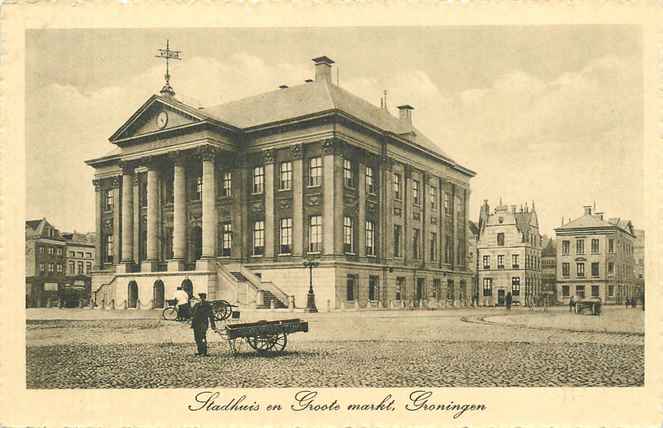 Groningen Stadhuis en Groote Markt