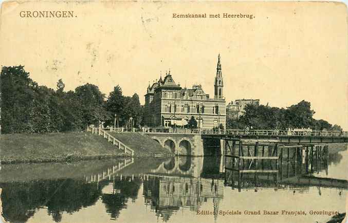 Groningen Eemskanaal met Heerebrug