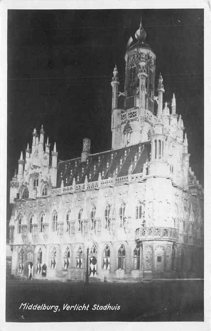 Middelburg Verlicht Stadhuis