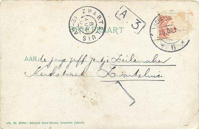 Scheveningen Gezicht van af het Palace Hotel