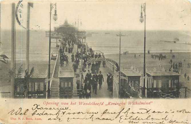 Scheveningen Wandelhoofd koningin Wilhelmina