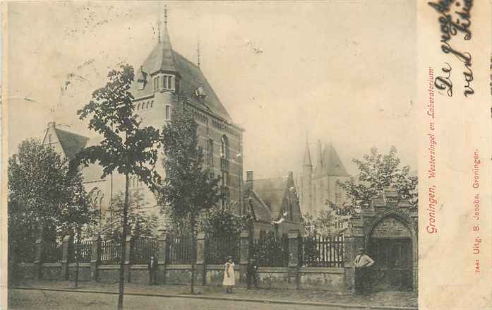 Groningen Westersingel en Laboratorium