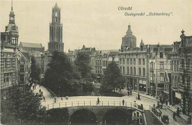 Utrecht Oudegracht Bakkerbrug