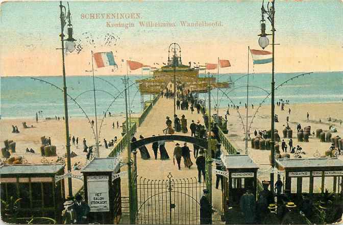 Scheveningen Koningin Wilhelmina Wandelhoofd