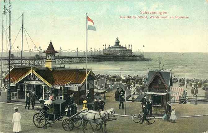 Scheveningen Gezicht op Strand