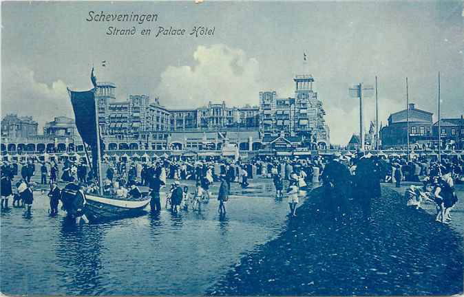Scheveningen Strand en Palace Hotel