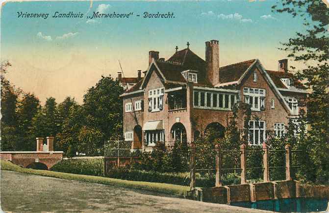 Dordrecht Vrieseweg Landhuis Merwehoeve